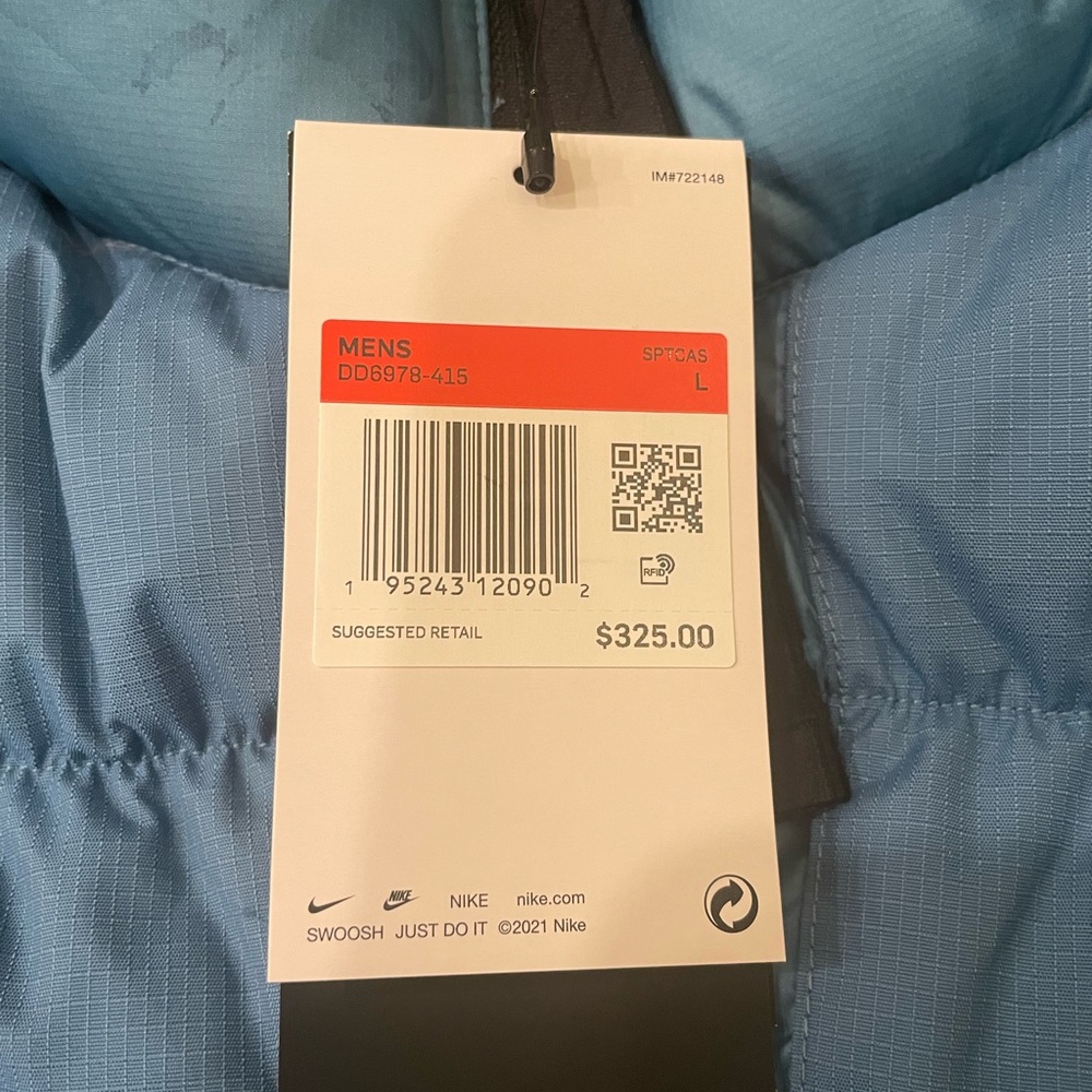 NEW Nike Sportswear Therma-Fit Repel Puffer Jacket DD6978-415 Size L $325 MSRP - Picture 8 of 11